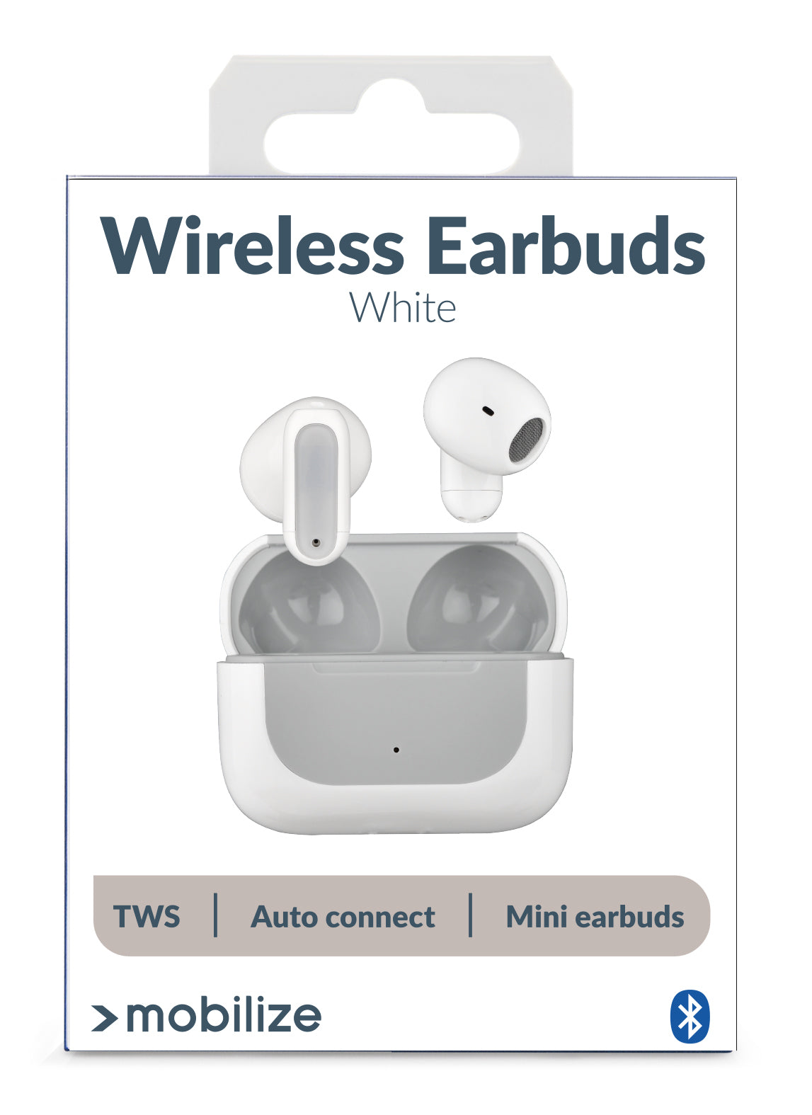 Mobilize Bluetooth Tws Earbuds Mini White