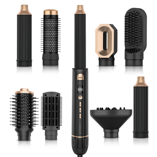 Sansbeauté® 8-i-1 Airstyler: Professionell hårstyling för alla – utan att spräcka budgeten