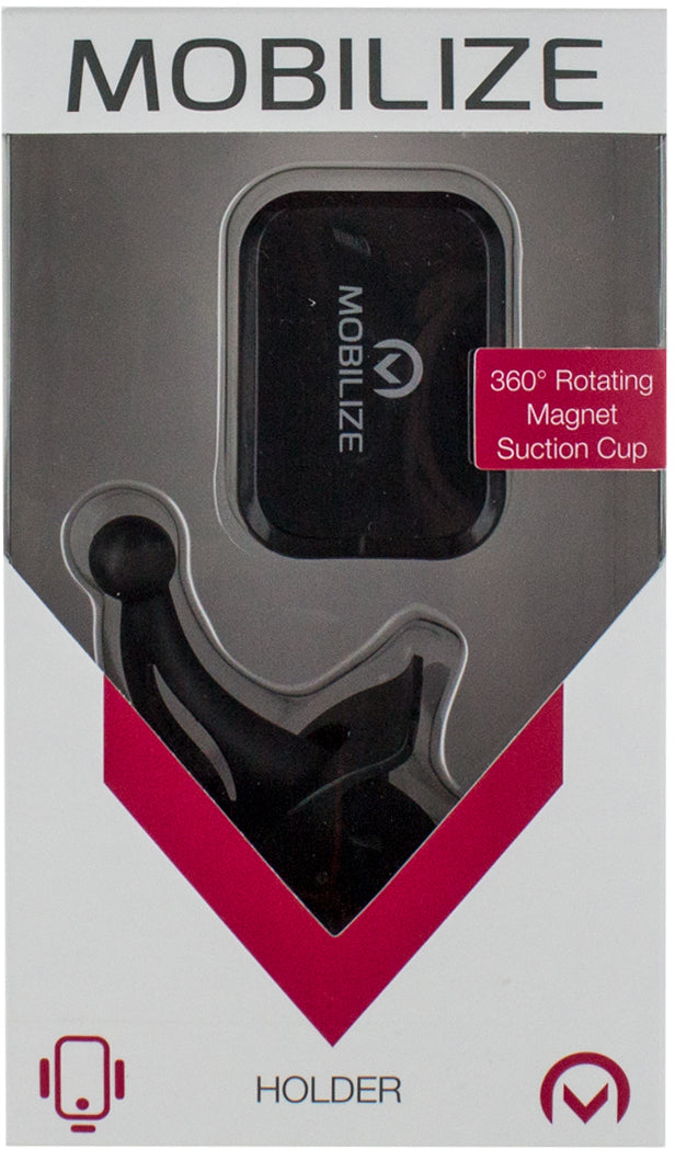Mobilize Universal Magnet Windshield & Dashmount Car Holder Black