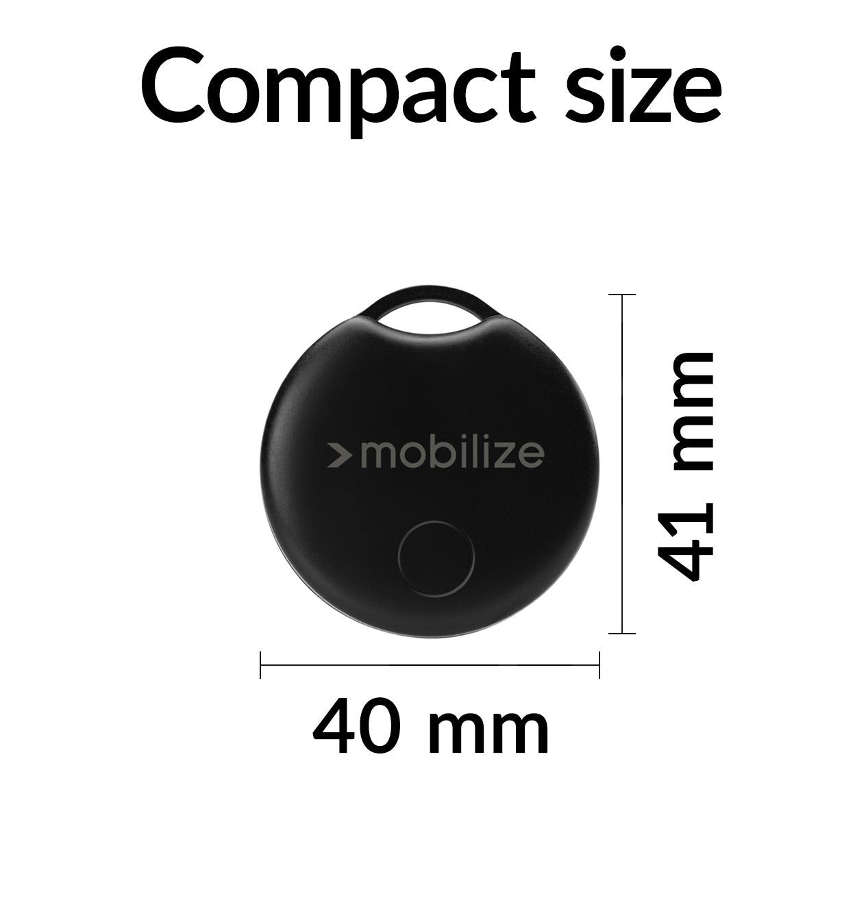 Mobilize Find My Smart Tag Black (3-Pack)