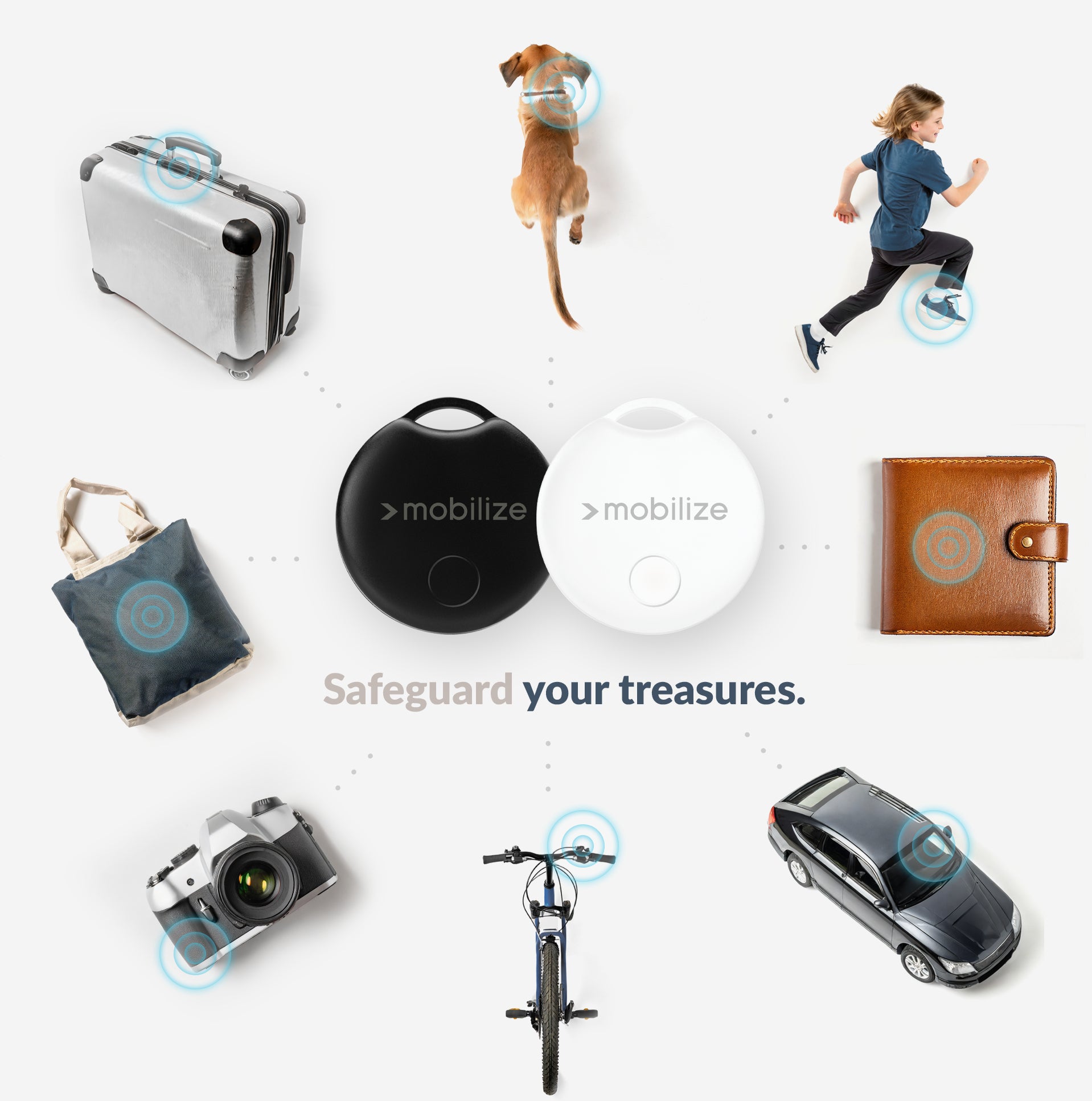 Mobilize Find My Smart Tag White (3-Pack)