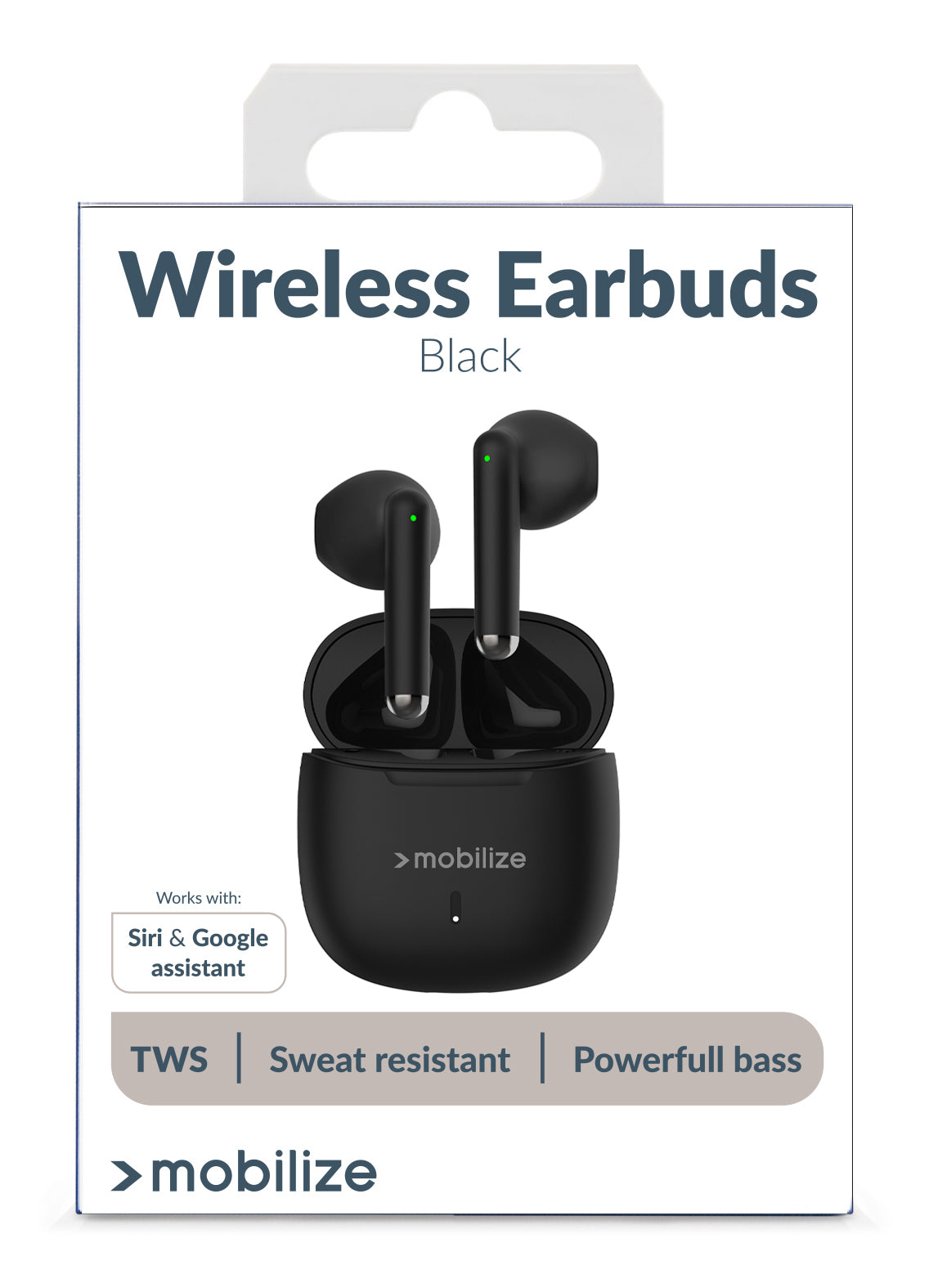 Mobilize Tws Earbuds Black