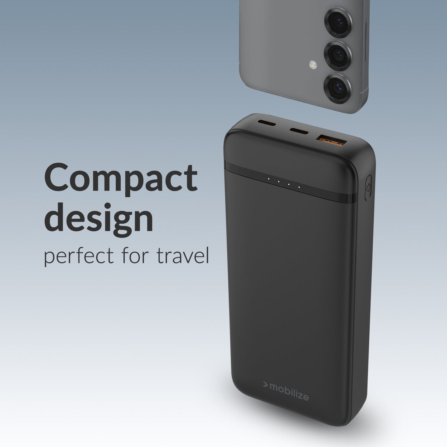 Mobilize Power Bank 20000Mah Pd 20W Black