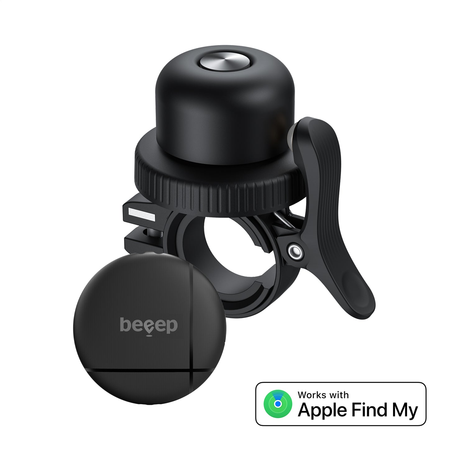 Beeep Betag Find My Tracker Black & Bicycle Bell