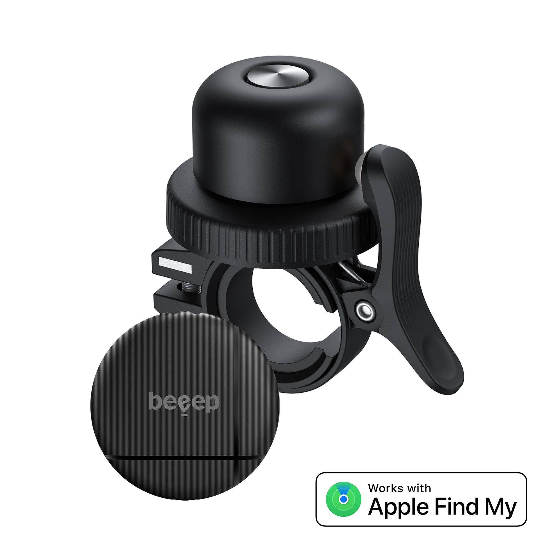 Beeep Betag Find My Tracker Black & Bicycle Bell