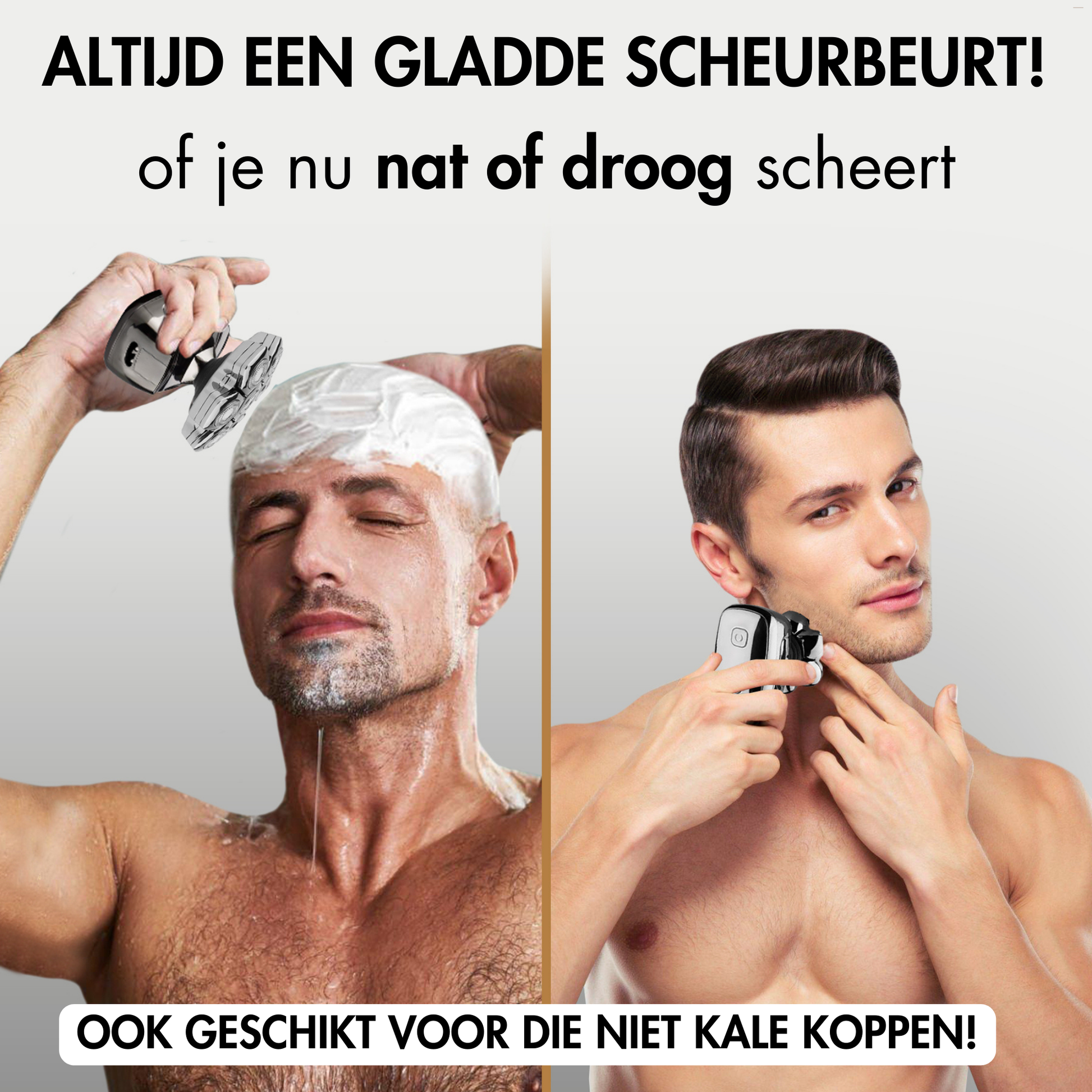 Sansbeauté® Hoofdscheerapparaat + Extra Scheerkop | Pro Magnetic