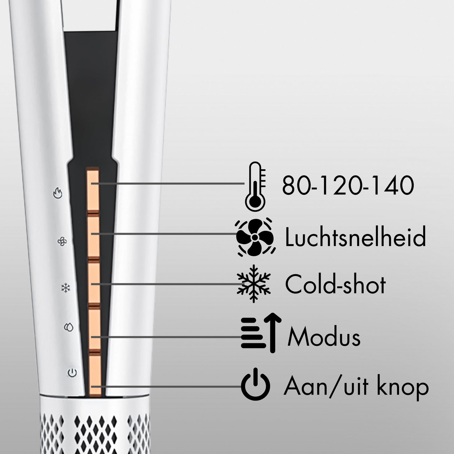 Sansbeauté® Sanstraight 2-In-1 Föhn Stijltang