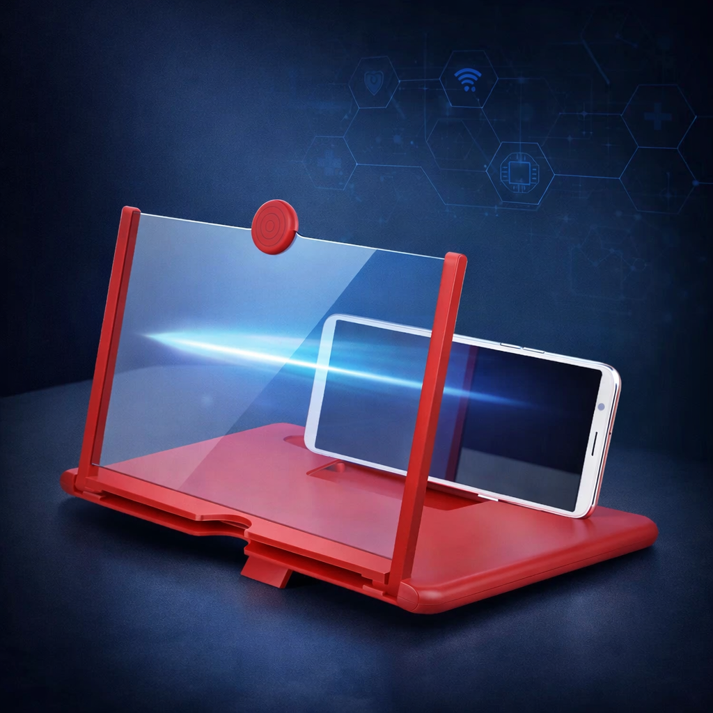 Mobilförstorare 10–12” med 3D-skärm och hållare