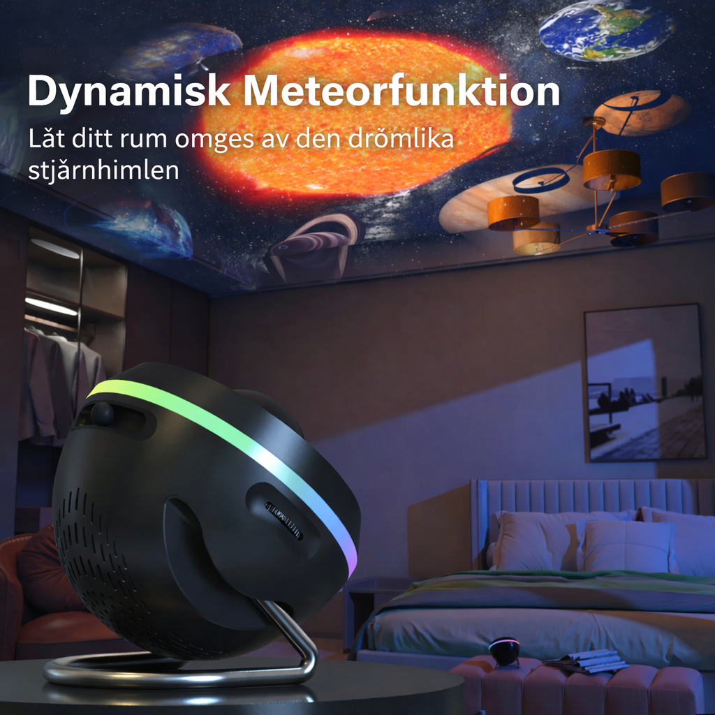 Stjärnhimmelprojektor 13-i-1 – Rymdlampa och Planetarium för Alla