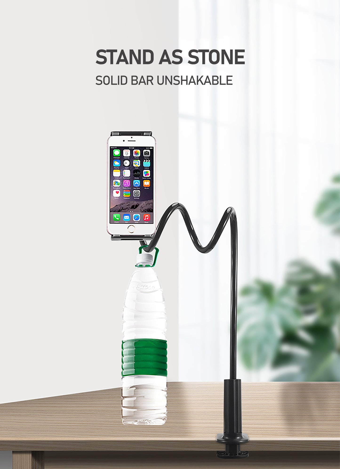 Flexibel Lång Arm för 10-28 cm Enheter – Hållare för Telefon, Ipad mm