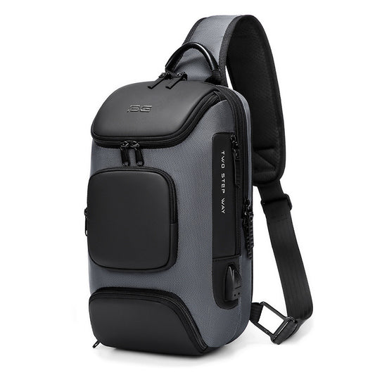 UrbanSwede™ Axel- & Bröstväska Crossbody – Vattentät och Anti-Stöld