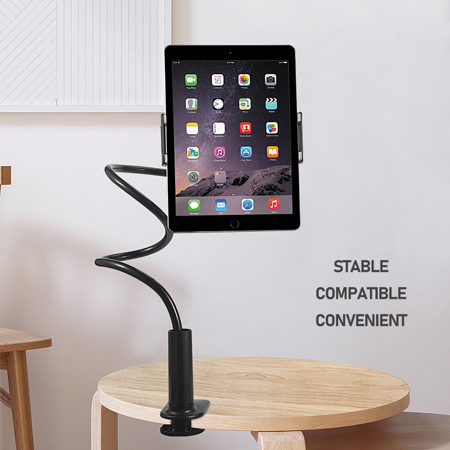 Flexibel Lång Arm för 10-28 cm Enheter – Hållare för Telefon, Ipad mm